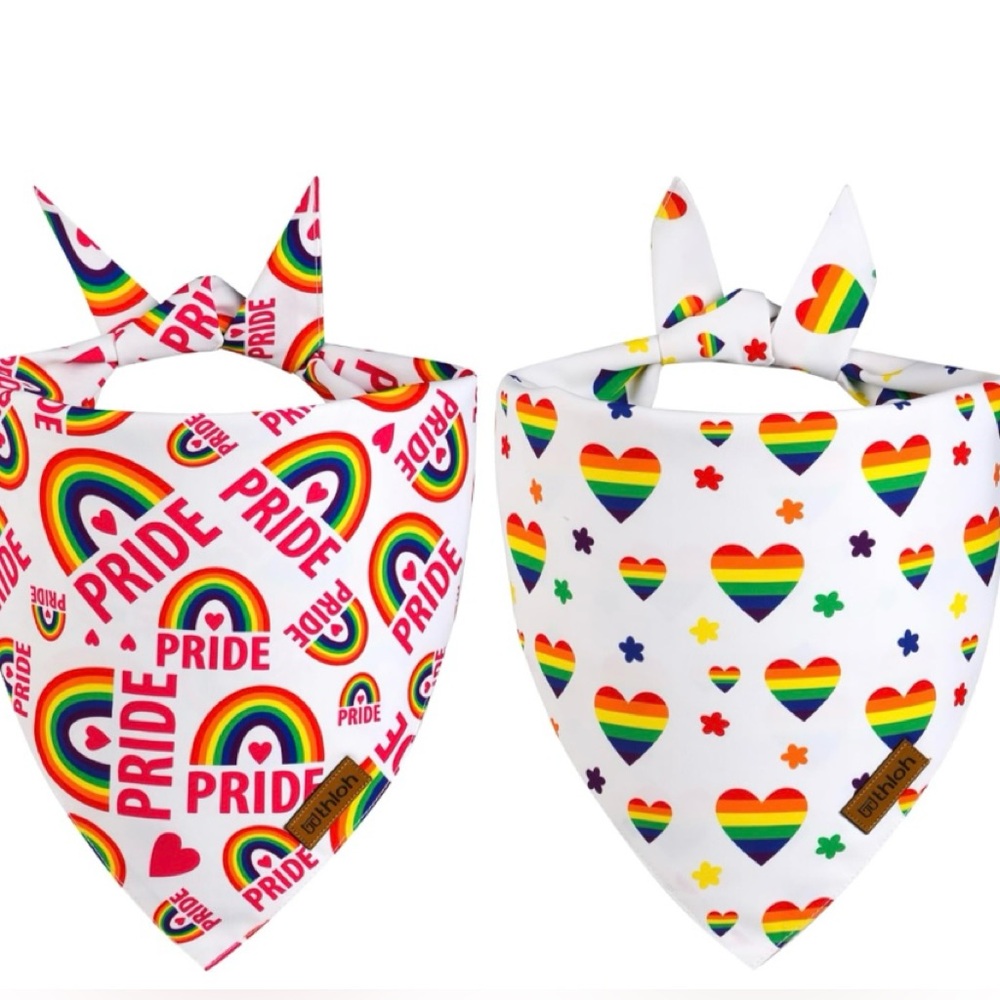 Pride Dog Bandanas - 2 Pack🌻 - Picture 2 of 4